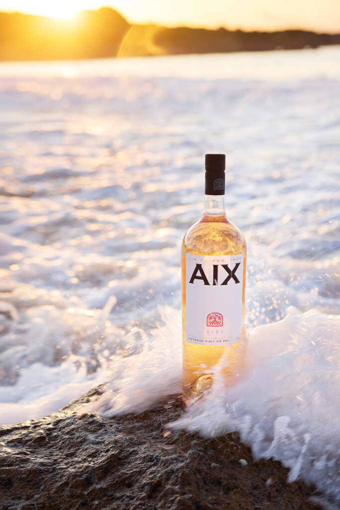 Wine bottle photography for Lamonts Smith Beach